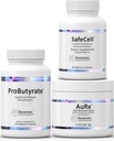 Tesseract Medisch Onderzoek ProButyrate Gut Health Supplement & SafeCell S-Acetyl Glutathion Supplement & AuRx Autisme Spectrum Medical Food Powder
