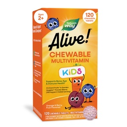 Levend! Multi-Vitamine Kauwtabletten voor kinderen - 120 Kauwtabletten op weg naar de natuur