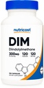 Nutricost DIM (Diindolylmethaan) Plus BioPerine 300mg, 120 Vegetarische Capsules - Tot 4 maanden levering, Max Strength DIM supplement