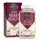 Tuin van het leven Kruiden Hart Gezondheid Supplement met Folate, Bergamot, Green Tea & Vitamin E & K voor Cholesterol, Circulatory & Blood Pressure Support, Non-GMO, Gluten-Free, Citrus smaak, 30 porties