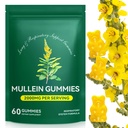 Mullein Gummies for Lung Detox, 2000mg Mullein Leaf Extract for Respiratory & Digestief & Immune Support, Organic Mullein Herb Supplement for Mucus Relief for Respiratory, Immune, Vegan 60 Gummies