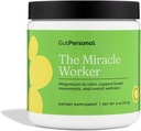 The Miracle Worker Magnesium Glycinate Powder for Sleep - Chelated Magnesium Drink Powder Supplement Helps Reduce Stress & Regularity While Easing Muscle Cramps with Strawberry Flavor - 30 Servings