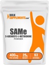BulkSupplements.com Zelfde poeder - S-Adenosyl-L-Methionine, SAM-e supplement - voor gezamenlijke gezondheid, Glutenvrij - SAM-e 400mg per portie, 25g (0,88 oz) (verpakking van 1)