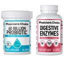 KEUZE van de arts - Optimale Gut Health Bundle: 60 miljard Probiotic 60ct + Digestieve enzymen 90ct voor Digestieve Comfort en Immune Ondersteuning