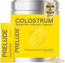 Prelude Bovine Colostrum Supplement - Grassfed Colostrum Powder Sticks for Gut Health, Immunity & All Wellness - Colostrum Aids Hair, Skin & Digestive Health for Women & Men - Made in USA