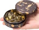 Pill Case for Purse & Pocket - Metal Daily Pill Box for Travel, Portable Waterproof Pill Organizer Single Medicine Container houder voor vitamines, visolie, supplementen