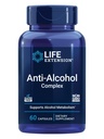 Life Extension Anti-Alcohol Complex, Vitamine C, zink, druivenzaad, melkdistel, kruidnagelextract, ondersteunt gezonde alcohol Metabolisme en optimale leverfunctie, Glutenvrije, niet-GMO, 60 capsules