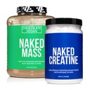NAKED Sojavrije eiwitbundel: 8LB Chocolate Vegan Mass Create