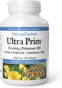 Natuurlijke factoren Ultra Prim Evening Primrose Oil 1000mg, Een natuurlijke bron van Omega-6 GLA, 90 Softgels