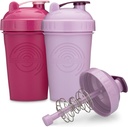 GOMOYO 20-once Shaker Bottle met Action-Rod Mixer 