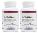 Pros-TEROL (2 flessen kit), Prostate Relief met 900 mg plantaardige sterolen met pompoenzaad, Stinging Nettle Root, Gemberwortel, Licorice Wortel Extracten 90 Capletten