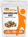 BulkSupplements.com Marshmallow Root Extract Powder - Marshmallow Root Supplement, Herbal Supplement - Glutenvrij, 1.2g per portie, 250g (8.8 oz) (pack van 1)