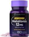 Carlyle Melatonine 12 mg Fast request 180 Tablets Drugvrij 