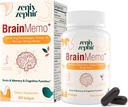 Hersensupplementen voor Geheugen en Focus - Fosfolipide Complex met Omega-3,Plasmalogenen voor Cognitive Performance en Focus Enhancement - Non-GMO, 60 dagen