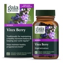 Gaia Kruiden Vitex Berry, Chasteberry, Hormone Balance voor vrouwen, Vegan Liquid Capsules, Black 60 Count