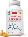 ANDREW LESSMAN Coenzyme Q-10 300 mg 120 Capsules - Essentieel voor energieproductie en optimale belangrijkste orgaanfunctie, anti-oxidant ondersteuning, uitgeput door veroudering, Plus B-complex. Gemakkelijk te slikken capsules