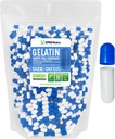 XPRS Nutra Size 00 Empty Capsules - 1000 Count Empty Gelatin Capsules - Pills DIY Capsule Filling - Fillable Pill Gel Caps for Do-It-Yourself Supplements (Blue/White)