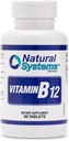 Vitamin B12 60 Tablets 1000 mcg by Natural Systems - B12 Vitamins 1000mg for Adults Helps Stimulate Memory* - Vitamin B12 1000 mcg for Good Digestion* - Vitamin B12 Energy Metabolism Support*