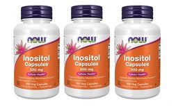 NOW Foods Foods Inositol 500mg,100 Capsules (verpakking van 3)