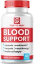 (1 Pack) Trusted Relief Blood Support Capsules, Trusted Relief Capsules Alle natuurlijke formule voor stabiele niveaus en gezonde Circulatie, Premium Supplement (60 capsules)