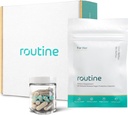 Routine Vrouwen dagelijkse probiotica voor de spijsvertering en vrouwelijke gezondheid - 24 miljard CFU 30 capsules - Dairy Free Biologische Probiotica voor vrouwen - Gratis Glass Jar