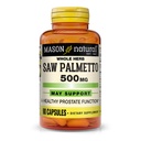 MASON NATUURLIJKE Zaag Palmetto 500 mg, Ondersteunt Prostaat Gezondheid en urinefunctie, 90 capsules