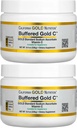 California Gold Nutrition Buffered Vitamin C Powder, Non-Acidic, Gold C, USP Grade Sodium Ascorbate, Suitable for Vegans and Vegetarians, 8.40 oz (238 g), 2 Pack