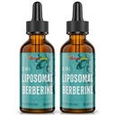 Berberine HCl Supplement 3000 mg - Liposomal Berberine HCl Liquid - AMPK Activator met Kurkuma, Ceylon Cinnamon, 12 Natuurlijke Ingrediënten - 4 fl oz