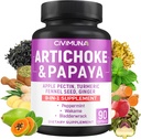 Artichoke Capsules met Artichoke, Papaya, Apple pectine en meer - 90 Capsules voor 3 Maanden Levering