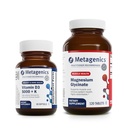 Metagenics Essential Wellness Duo: D3 5.000 + K - Immune Support, Bone and Heart Health - 60 Softgels & Zeer Absorbeerbare Magnesium Glycinate voor spier- en zenuwstelselondersteuning - 120 tabletten