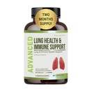 Lung Health & Immune Support Supplement - Lung Cleanse and Detox With Immunity Vitamins For Better Lungs, Immune Defense, Clear Lungs & Deep Breathing Including Quercetin & Cordyceps.Two Months Supply