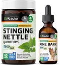 BIO KRAUTER Stinging Nettle 60 Gummies & Pine Bark Tinctuur 2 Fl. Oz.