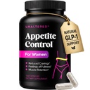 UNALTERED Appetite Suppressant voor vrouwen - Helpt het verlangen te beheren, bevordert volheid, & ondersteunt gewichtsverlies - natuurlijk dieetsupplement met chroom Picolinaat & Glucomannan - 120 Vegan Capsules