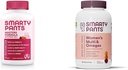 SmartyPants Gummy Multivitamine voor vrouwen 50 en ouder: Omega 3 Visolie (EPA/DHA), Methylfolaat & Vrouwen Multivitamine Gummies: Omega 3 Visolie (EPA/DHA), Methylfolaat, CoQ10