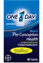 Een een dag mannen pre-conception Health Multivitamine ter ondersteuning van gezonde sperma, supplement voor mannen met vitamine C, vitamine E, selenium, zink, en Lycopeen, 30 Tellen