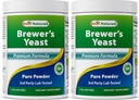 Best Naturals 2 Pack 100% Pure Brewers Gistpoeder - 16 oz - Ondersteuning voor verhoogde Breast Milk Supply Tijdens Borstvoeding, Borstvoeding, Digestieve Gezondheid