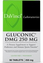 DAVINCI Labs Gluconic DMG 250mg - Helpt ondersteuning immuunsysteem, spierfunctie, hartgezondheid & hersenen gezondheid - 90 kauwtabletten (90 porties)