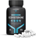Fit & Focused 500mg Ecdysterone Supplement, 90 Capsules, Natuurlijke Anabole Agent voor Lean Muscle Growth & Strength Enhancement, complexed with Hydroxypropyl βeta Cyclodextrine, 3rd Party Tested 95% Pure