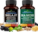 SANDHUHERBALS Sandhu Kruidenbundel - Zeemos, Shilajit, Zwarte Zaadolie, Ashwagandha, Ginger, Rhodiola Rosea, Panax Ginseng, Stinging Nettle