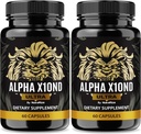 (2 Pack) Alpha X10nd Ultra for Men, Official Male Formula to Maintain Stamina and Peak Performance, All-Natural Blend for Nutrition and Health Support, AlphaX10nd Supplement Reviews (120 Capsules)