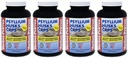 Yerba Prima Psyllium Husks Caps - 180 caps (pakket van 4) - Natural Fiber Supplement - Non-GMO Glutenvrij