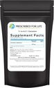 Prescribed For Life N Acetyl L Glutamine Powder, Pure L Glutamine Amino Acids Supplement (12oz / 340g)