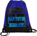 Gepersonaliseerde Cinch Bag - Custom Bags met Logo, Gym Drawstring Tassen - Korting Promotionele items met je Logo - Kleine koordtas