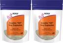 NOW Supplementen, Lege Vegetarische Capsules, Dubbel 00," Gevuld op gewicht, Niet-GMO Project Geverifieerd, 250 Veg Capsules (Pack of 2)