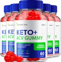 (5 Pack) Trim Keto Tonic Keto ACV Gummies, Trim Keto Gummies Weight Management Supplement, Trim Keto Tonic Reviews with Apple Cider Vinegar, Trim Keto Tonic Advanced ACV Gummies, B12 (300 Gummies)