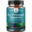 Natures Craft Eye Pressure Support met Bilberry Extract - Vegan Eye Health Supplement voor volwassenen voor oculaire drukverlichting met Saffron Ginkgo Niacin en meer vitamines Vision Support - 30 Tellen