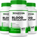 NutraRize (Pack van 3 Zempoza Capsules, Advanced Blood Support Formula, Alle Natuurlijke Supplement Maintain Healthy Levels, Officiële voor algemene wellness, Pastillas Reviews (180 Capsules)
