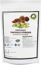 R V Essential Organic Triphala Powder 100gm/3.53oz/ 0,22lb- Made from Haritaki, Vibhitaki and Amla 1:1:1 Triphala Churna Powder USDA Organic Certified Ayurvedic Herbal Supplement in Zip Lock Pouch
