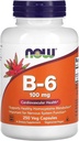 Nu Foods Vitamine B-6 250 Capsules/100mg