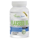 Biologische Vlaszaadolie Softgels - 1000mg Premium, Virgin Cold Pressed from Vlas Zaden - Hair Skin & Nails Support - Omega 3-6-9 Supplement - 100 Telling - Meer dan 3 Maand Supply!